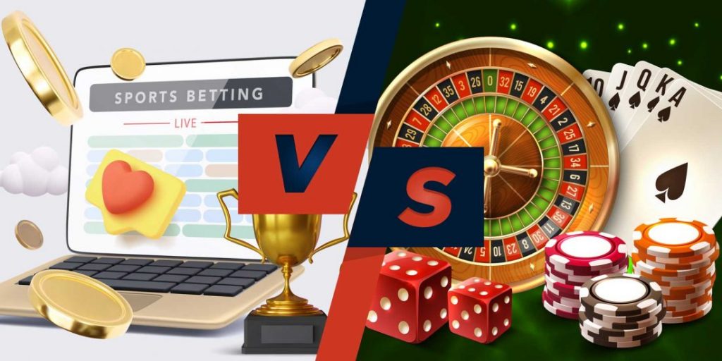 diferença entre casino e apostas desportivas