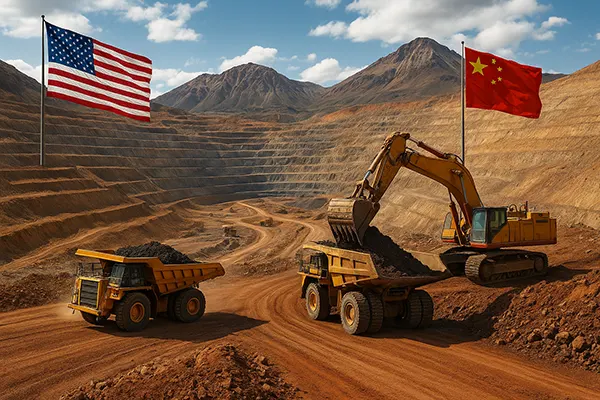 Conflit Chine-USA minéraux