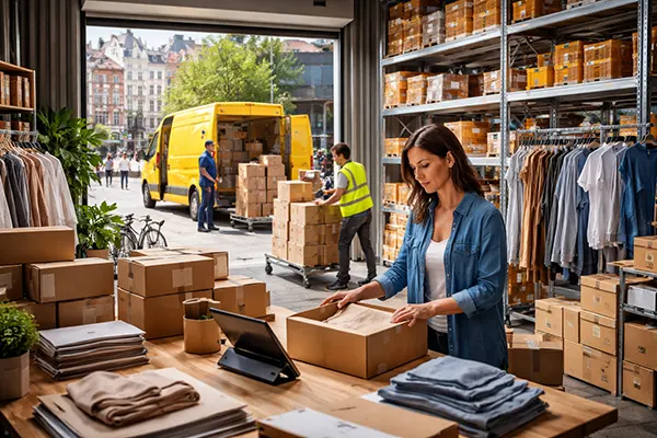 Réseau de livraison urbain